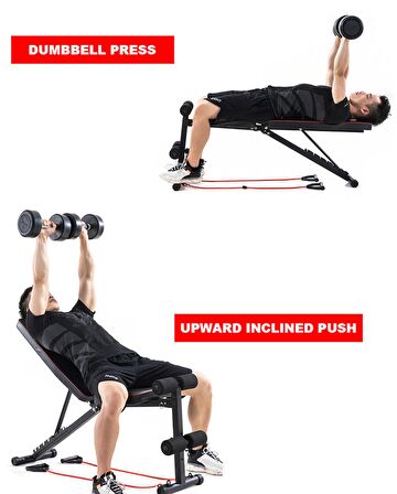 Leyaton Çok Fonksiyonlı Ayarlanabilir Biceps Combo Bench