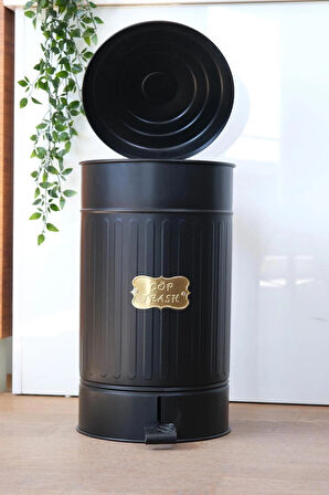 Yıldıray Metal 30 Litrelik Çöp Kovası