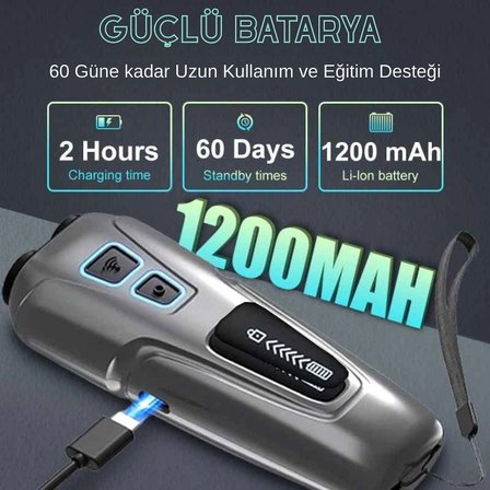Ultrasonik Kedi Köpek Kovucu Köpek Eğitici Cihaz LED Flaşlı Şarjlı Taşınabilir Hayvan Uzaklaştırıcı
