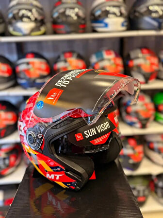 Kask Mt Cosmo Sv Sergıo Garcıa E5 Parlak Kırmızı