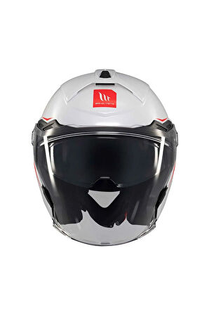 MT Cosmo Sv Solid A0 Parlak Beyaz Açık Kask