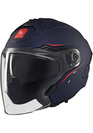 MT Cosmo Sv Solid A7 Mavi Mat Açık Kask