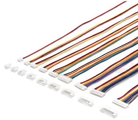 PH 2.0mm 6pin 30cm Kablolu Konnektör (Beyaz) Takım x 1 adet