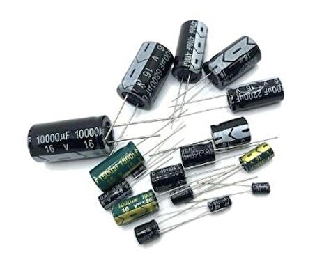Elektrolitik Kondansatör Kapasitör 160V 22uF 13x21mm 85° x 1 adet (rf113)