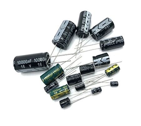 Elektrolitik Kondansatör Kapasitör 25V 47uF 5x7mm 105° x 1 adet (rf018)