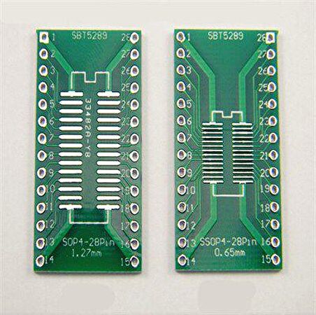 SMD/DIP Çevirici (TSSOP28 - SOP28)  x 1 adet  (rf031)