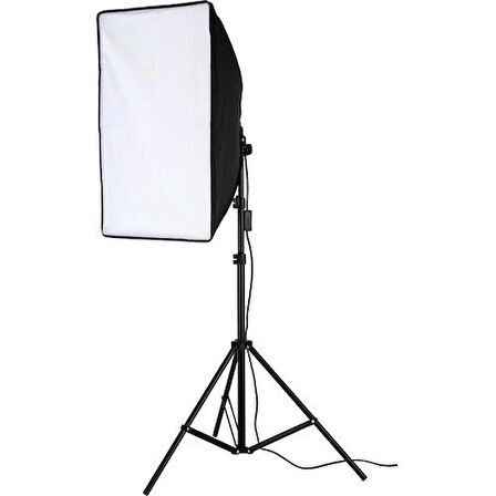 Video Softbox Sabit Işık Seti Sürekli Işık 50x70 LED Işık