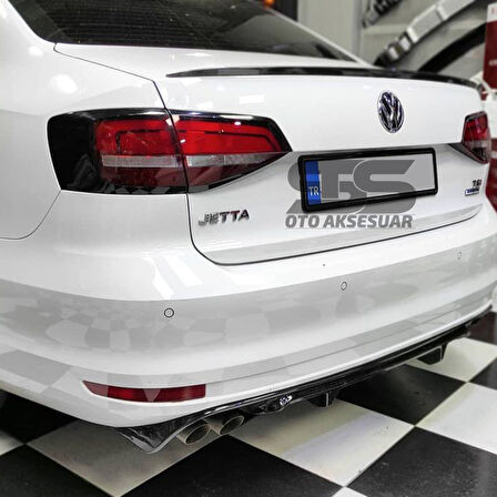 Sts Oto Aksesuar Vw Jetta Mk6 Bagaj Üstü Spoiler Bagaj Çıtası Piano Black 2010-2017