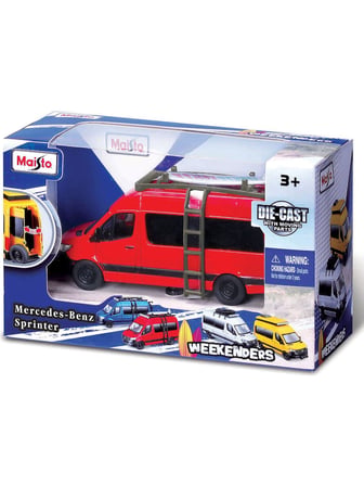Maisto Weekenders Mercedes-Benz Sprinter - Kırmızı