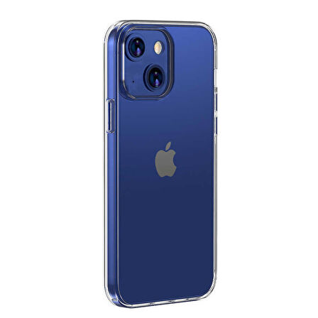 Gpack Apple iPhone 14 Kılıf Droga Sert Pürüzsüz Şeffaf Cam Kapak