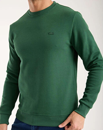 LACOSTE BİSİKLET YAKA REGULAR FİT NEFTİ PARİS ARMA