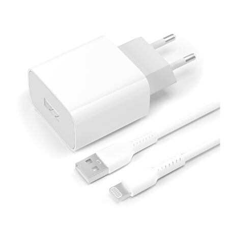 10w şarj adaptörü Aleti İphone 11,12,13 Uyumlu(Hızlı Şarj Desteği + Oto Şarj kesme + MFI Sertifikalı