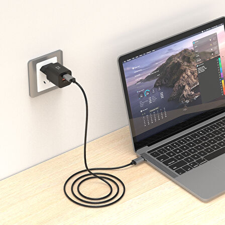 İphone 15,16,17 Pro + / Max Uyumlu Çok hızlı şarj cihazı Aleti(33W GaN PD+QC Akıllı Çip + MFI Onaylı