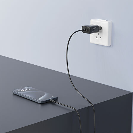 iphone 13,14 Pro + / Max 25w hızlı şarj adaptörü,cihazı,aleti+hızlı şarj kablosu type-c to lightning