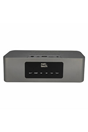 Kablosuz Sterro Led Işıklı Bluetooth Hoparlör Radyolu Müzik Çalar Saatli Telefon Standı