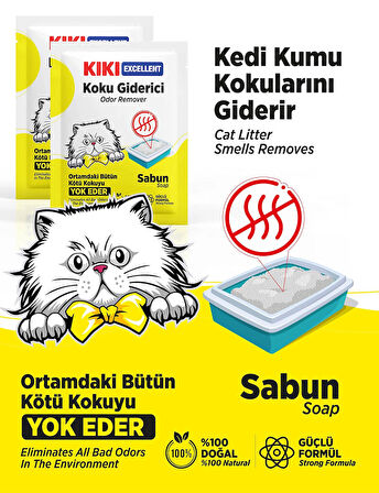 - Kedi Kumu Koku Giderici  - 25gr Sabun Kokulu