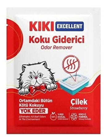 - Kedi Kumu Koku Giderici  - 25gr Çilek Kokulu