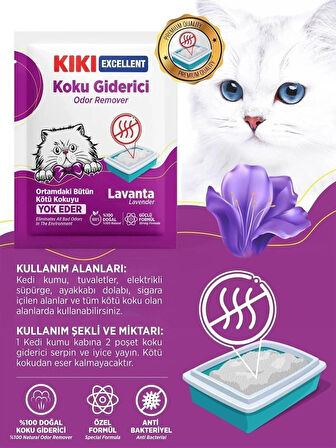 - Kedi Kumu Koku Giderici  - 25gr Lavanta Kokulu