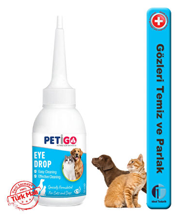 - Kedi ve Köpekler için Göz Yaşı Lekesi Temizleme Solüsyonu - 50ml