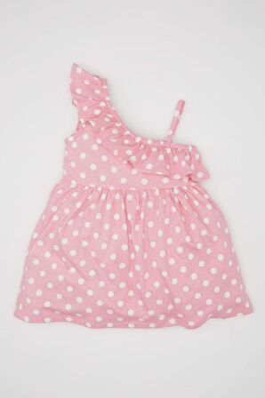 DeFacto Kız Bebek Disney Mickey & Minnie Askılı Elbise C5475A524SMPN167