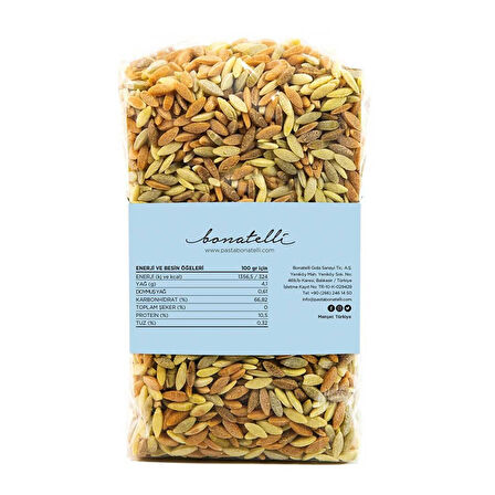 Bonatelli 3Lü Sebzeli Arpa Şehriye