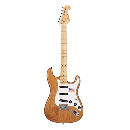 SX Stratocaster Elektro Gitar (Naturel) SST/ALDER/NA