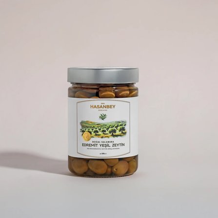 Doğal Salamura Yeşil Zeytin 500 Gr