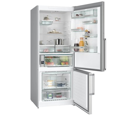SİEMENS KG76APIE0N iQ700 Alttan Donduruculu Buzdolabı 186 x 75 cm Paslanmaz çelik