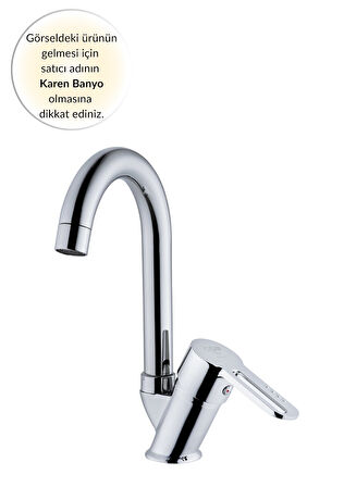Karen Banyo Tulipek Lavabo Bataryası, Krom, Cisa 46421