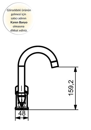 Karen Banyo Tulipek Lavabo Bataryası, Krom, Cisa 46421