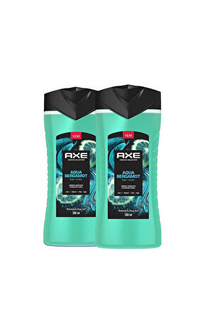 Axe Premium Collection Aqua Bergamot Duş Jeli 2 x 300 ML