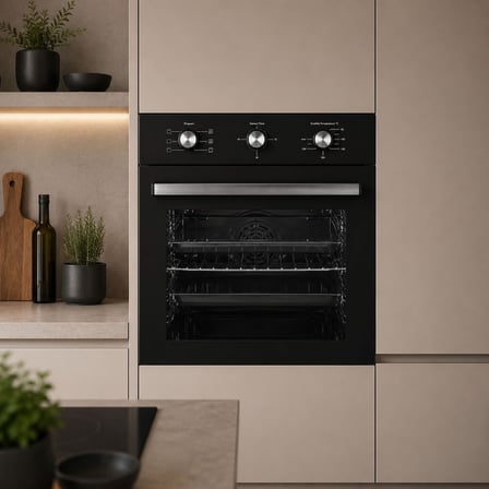 alveus mfa 614 8 program turbo ankastre fırın - siyah