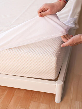 Zengin Home Full Kenar Mİkro Fitted Sıvı Geçirmez Sessiz Çift Kişilik-Tek Kişilik-Bebek Yatak Koruyucu Alez