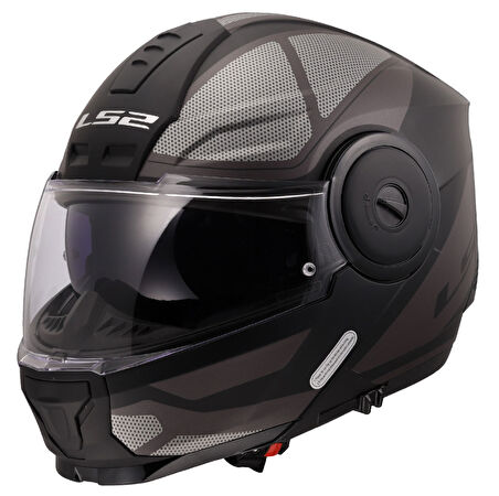  LS2 Scope Axıs Mat Siyah-Tıtanium Kask M Beden