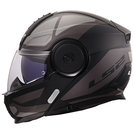  LS2 Scope Axıs Mat Siyah-Tıtanium Kask M Beden
