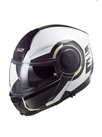 LS2 Scope Çene Açılır Kask Arch Beyaz-Tıtanıum L Beden