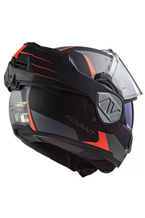 LS2 Advant Codex Mat Siyah-Tıtanıum Kask M Beden