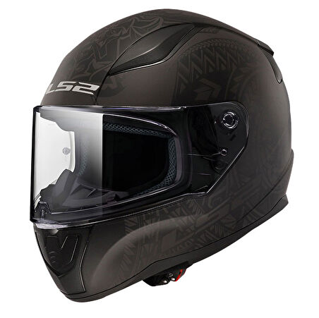  LS2 Rapid Takaroa Mat Siyah Kask S Beden