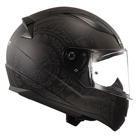  LS2 Rapid Takaroa Mat Siyah Kask S Beden