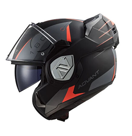 LS2 ADVANT CODEX MAT SİYAH-TITANIUM KASK XL
