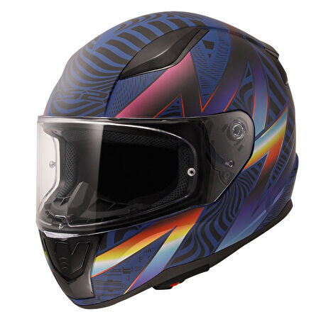 LS2 RAPID 2 OPTIK MAT MAVİ-MOR KASK L