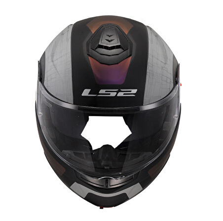 LS2 STROBE 2 ORION M.SİYAH-MOR-MAVİ KASK XXL