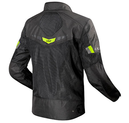 LS2 BLADE AIR MONT SİYAH-NEON SARI XXL