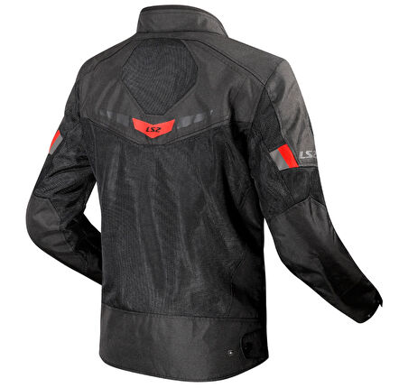 LS2 BLADE AIR MONT SİYAH-KIRMIZI XL