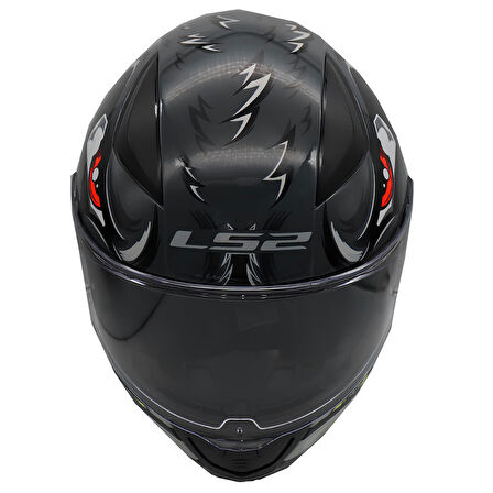 LS2 RAPID 2 SPOX KIRMIZI-GRİ KASK XL