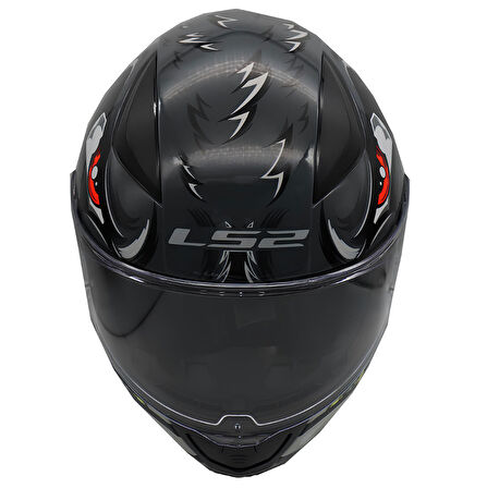 LS2 RAPID 2 SPOX GRİ-KIRMIZI KASK 3XL