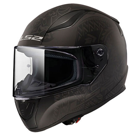 LS2 RAPID 2 TAKAROA MAT SİYAH KASK XXL