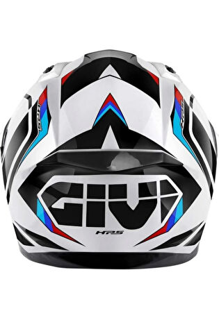 GIVI 50.8 MACH1 BEYAZ-SİYAH-KIRMIZI KASK L