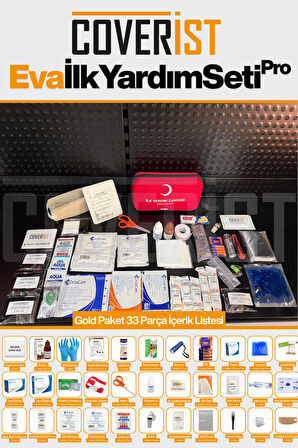 Eva İlk Yardım Çantası Acil Durum ve İlk Yardım Seti - Gold Paket