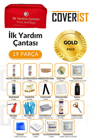 Acil Durum ve İlk Yardım Seti - İlk Yardım Çantası Gold Pack